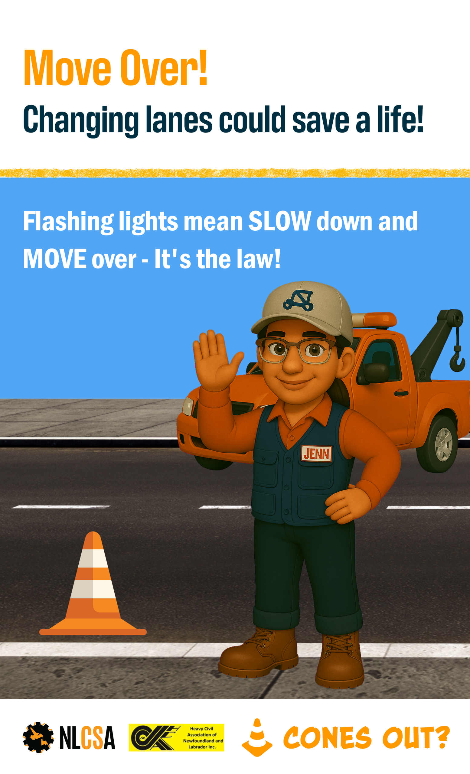 Cones Out Poster_Move Over